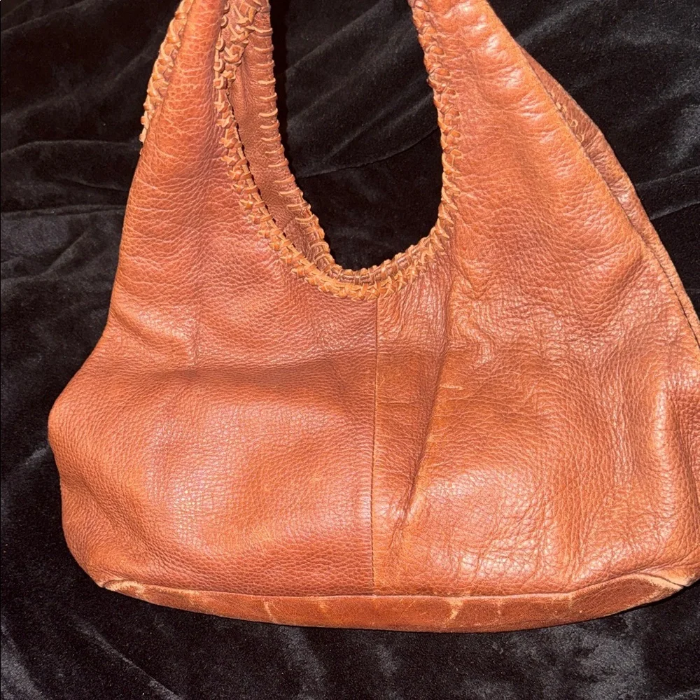 Banana Republic Tan Leather Hobo Bag